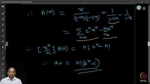 Exponential Generating Function