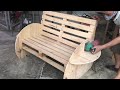 Seesaw From Scrap Wood - How To Build A Garden Bench from A Wooden Cable Reel