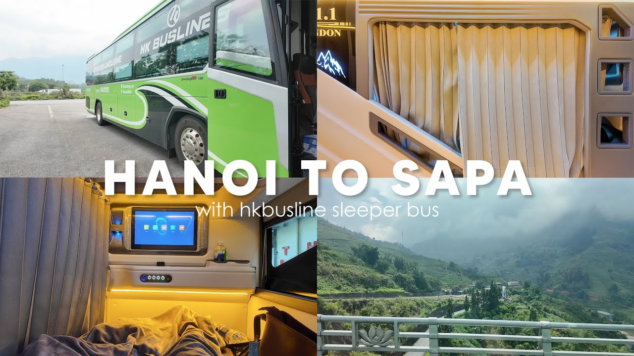hanoi to sapa sleeper bus by hkbusline | vietnam vlog 04