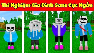 JAYGRAY THÍ NGHIỆM TẠO RA GIA ĐÌNH SANS CỰC NGẦU TRONG MINECRAFT*SANS UNDERTALE ĐẤU VỚI CARTOON CAT