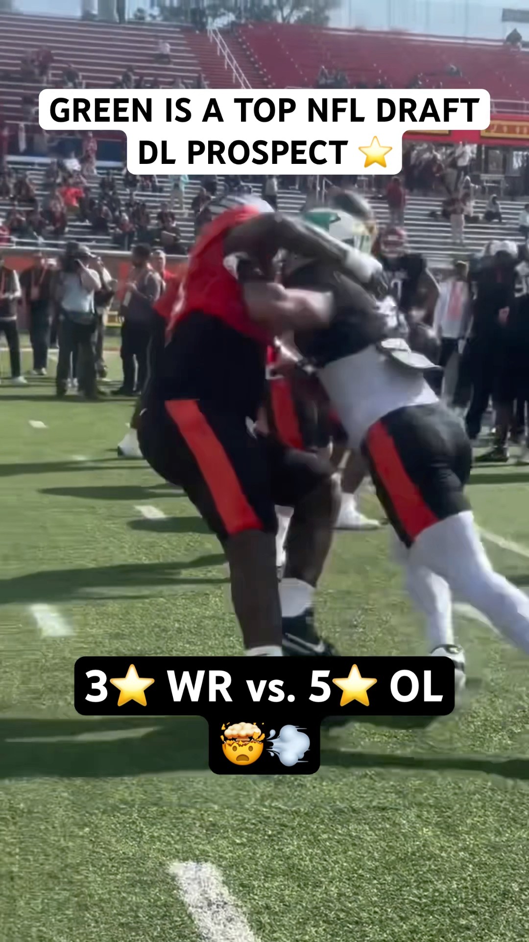 Mike Green is POWERFUL. Former 3⭐️ WR at Lafayette (VA) ?? #shorts