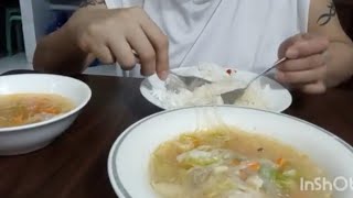 DELICIOUS SOTANGHONG SOUP ( SOTANGHONG NOODLES CHICKEN SOUP ) LET'S EAT GUYS PART 2