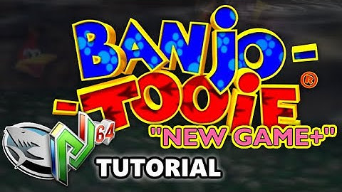 Banjo-Tooie (N64) "New Game+" Tutorial (Gameshark Code) - Project64