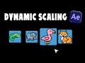 Dynamic Scaling with Expression in After Effects | No Plugins | Easy Auto-Scale Animation