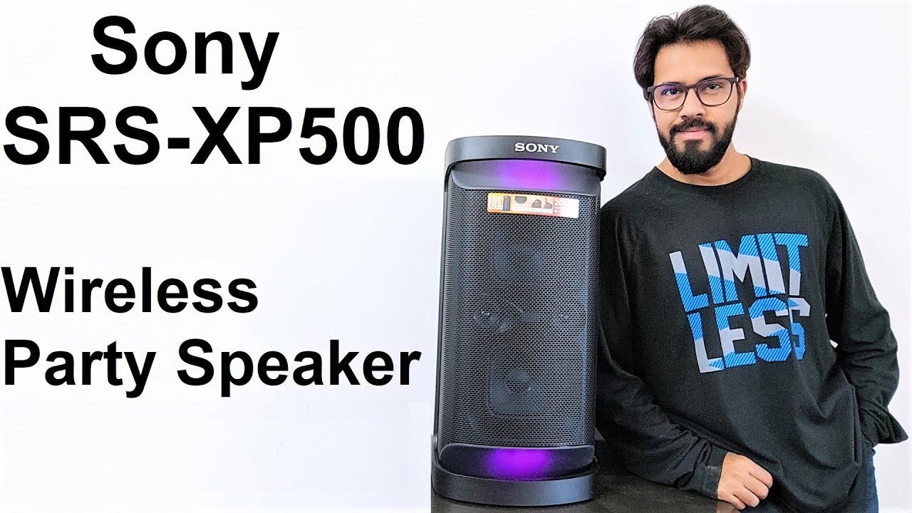Wireless Party Sony SRS-XP500 - - YouTube Review Full Speaker