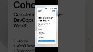 Harkirat Singh Cohort 3.0 course review telegram #harkiratsingh #dsa #cohort #review #telegram