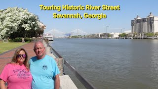 Walking Historic River Street - Savannah, Georgia