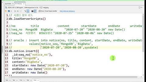 Webjjang MongoDB ver.2 04-01 Notice(웹짱과 함께하는 몽고디비)