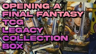Opening a Legacy Collection box of Final Fantasy's Trading Card Game (GIVE ME FFX CARDS!) | FFTCG