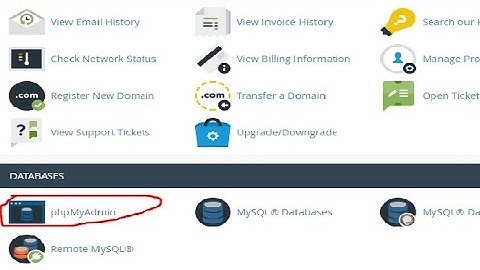 Đổi mật khẩu admin trong phpmyadmin
