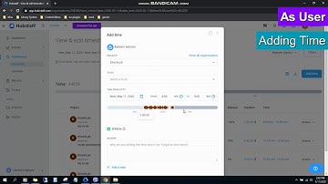 HUBSTAFF | Add/Edit Time as User