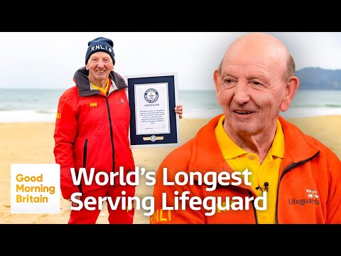 The World's Longest Serving Lifeguard Chris Lewis: Coming to the Aid of Swimmers for 58 Years