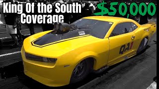 OVER 3 HOURS+ OF DRAG RACING!! $50,000 ON THE LINE AT KING OF THE SOUTH AT SHADYSIDE DRAGWAY!