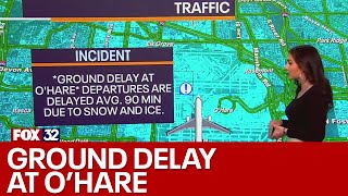 Ground delay at O'Hare Airport