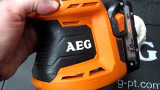 Обзор шлифмашины эксцентриковой Orbital Sander AEG BEX 18 125