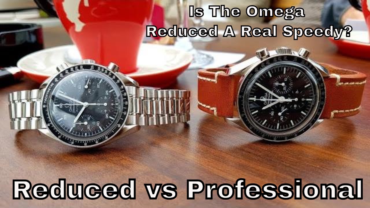 Omega Speedmaster Automatic Reduced vs the Professional Moon Watch - YouTube