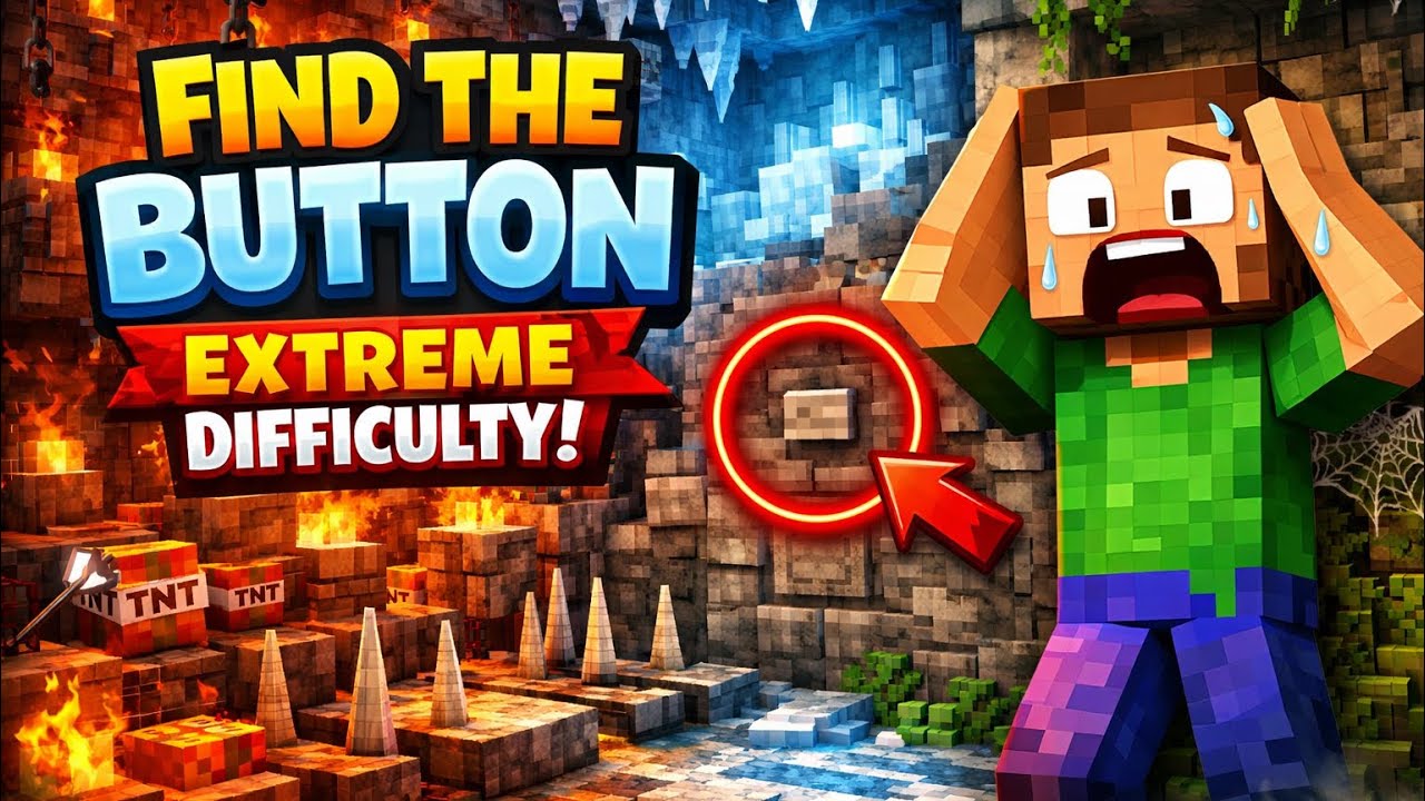 I Played FIND THE BUTTON on EXTREME DIFFICULTY 😭🔥 | Minecraft - YouTube