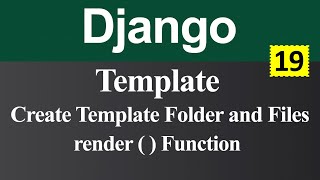 Template and How to Render Template Files in Django (Hindi)