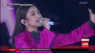 Mahalini Feat. Reza Artamevia - Cinta Sampai Mati LIVE Malam Puncak Hajatan Jakarta ke-495