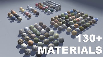 PBR 130+ Materials Pack (AssetStore) Unity3D
