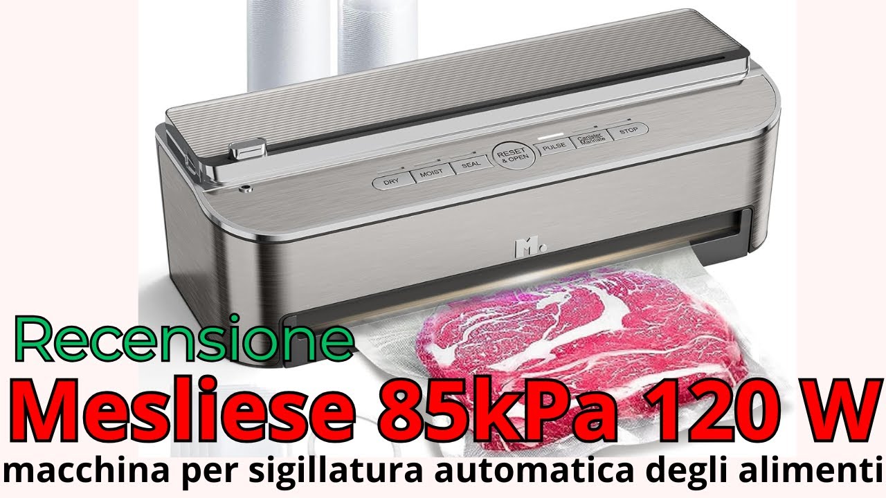 Mesliese macchina per sigillatura automatica degli alimenti Recensione