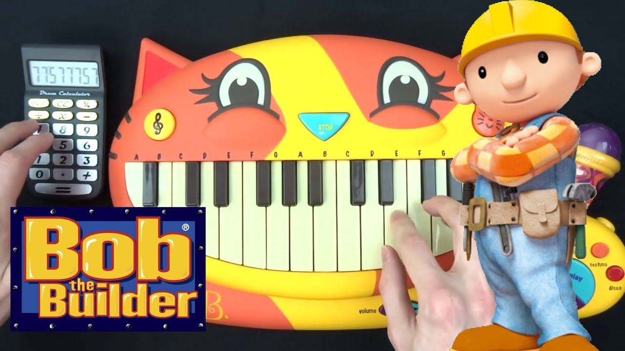 Guarda BOB THE BUILDER THEME SONG ON A CAT PIANO AND A DRUM CALCULATOR su YouTube Guarda BOB THE BUILDER THEME SONG ON A CAT PIANO AND A DRUM CALCULATOR su YouTube