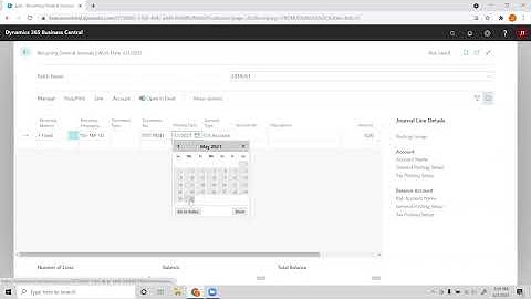 How to Use Recurring General Journals in Business Central | Tensoft