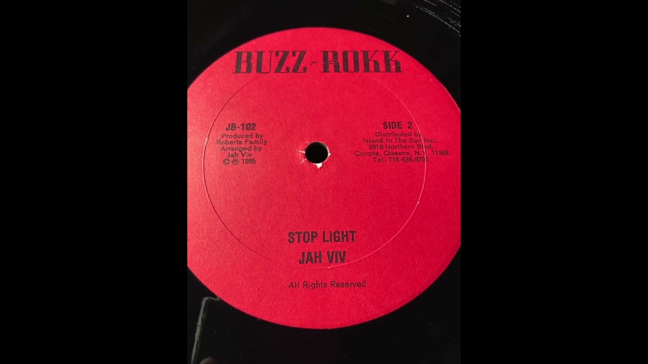 Jah Viv - Stop Light - Buzz Rokk International 1985