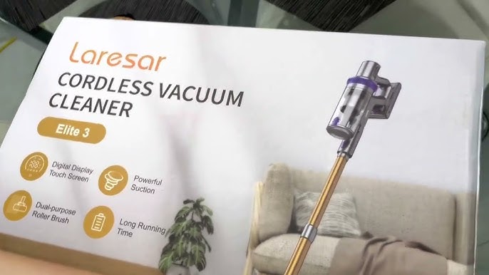 🔥【Coming Soon】Laresar Elite 3 Cordless Stick Vacuum Cleaner—Smart Cleaning  Makes Life Better! 
