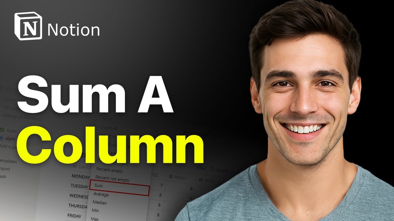How To Sum Any Column In Notion (Easy 2025 Guide)