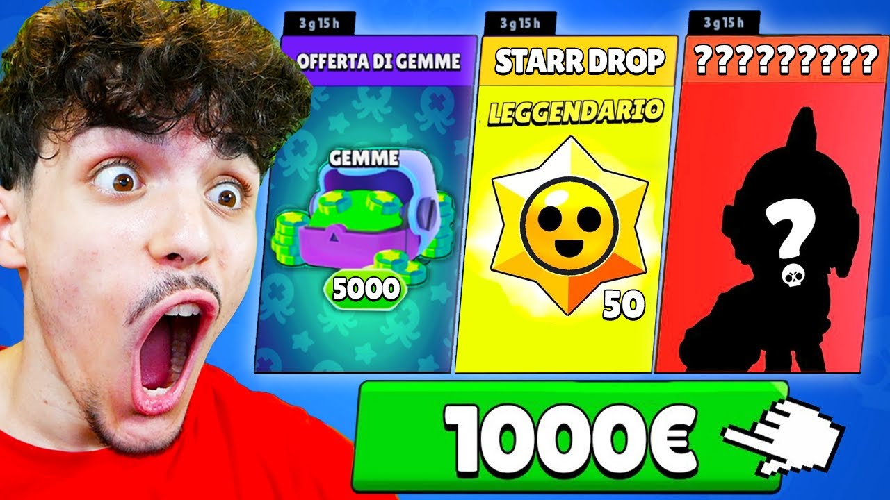 HO SHOPPATO TUTTO IL NEGOZIO a 1000€ su BRAWL STARS!!🤑 - YouTube