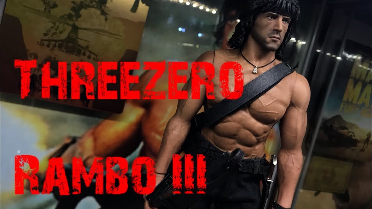 Three Zero Rambo Display Threezero Rambo 3 1/6 Scale Showcase Display - YouTube