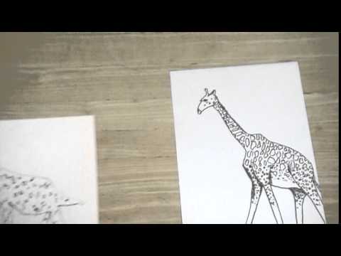 キリンの絵の書き方と方法とコツ Tips And How To How To Write A Picture Of A Giraffe Youtube