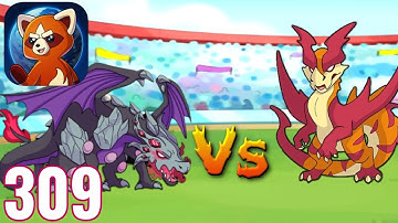 Zydonyx Vs Pyrosaur PVP Online Arena | Dynamons World Gameplay Part - 309 (iOS, Android)