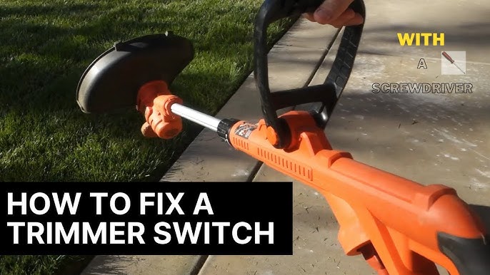 HOW TO RESTRING or Add String Black + Decker Weed Eater Grass Trimmer EASY  WAY AFS SPOOL 