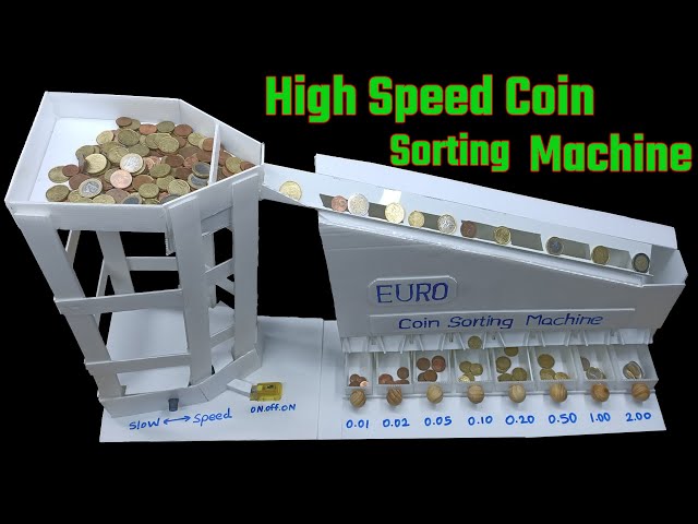 Diy Automatic Coin Sorting Machine From Cardboard How To Make Lite - Euro Coin Sorter Diy Diy Automatic Coin Sorting Machine From Cardboard How To Make Lite - Euro Coin Sorter Diy
