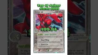 Top 10 Rarest & Most Expensive Scizor Cards That Will Blow Your Mind! #pokemon #pokemoncards #top10