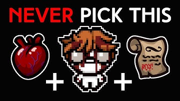 NEVER pick those 2 Items as Tainted Lazarus!!!