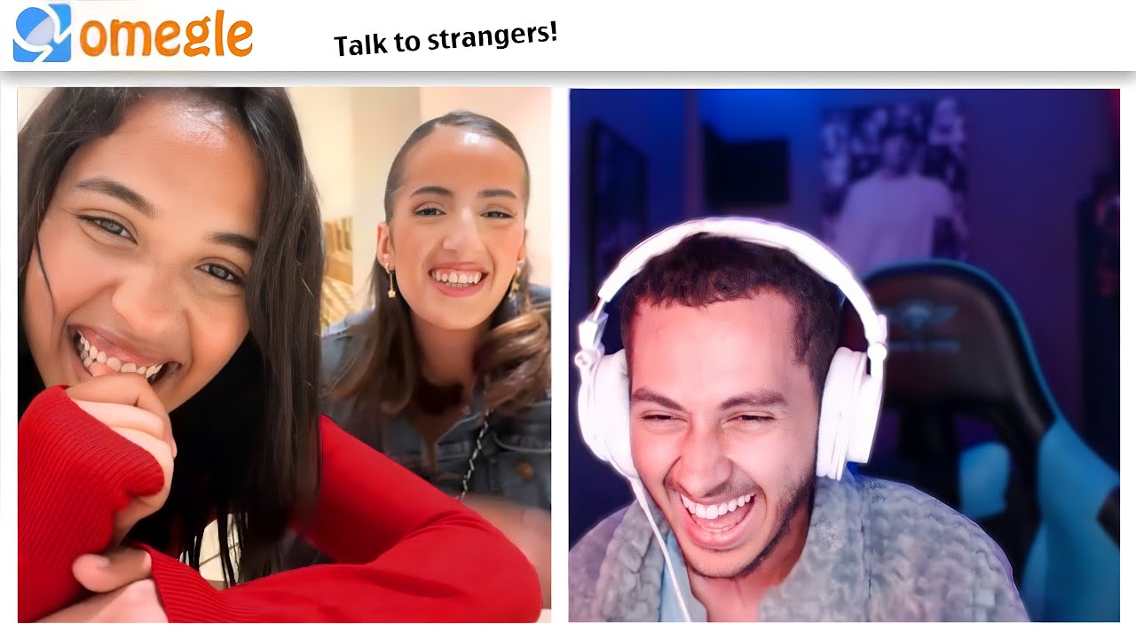 OMEGLE : تلاقيت أحمق جوج بنات