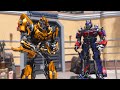 Transformers Meeting Both Optimus Prime & Bumblebee Universal Studios Hollywood 2019