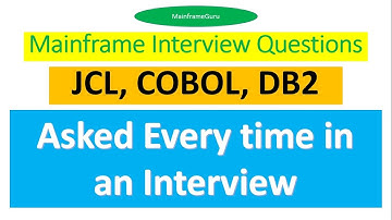 Mainframe Interview Questions and Answers for Experienced (more than 1 years) COBOL JCL DB2 | Learn