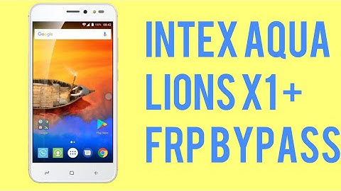 INTEX  AQUA LIONS X1 + FRP Unlock With Miracle Box One Click Unlock..