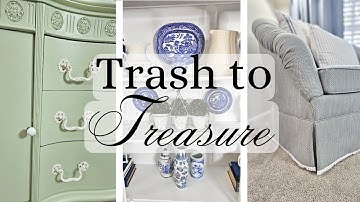 Trash to Treasure Makeovers: Living Room Makeover Part 2