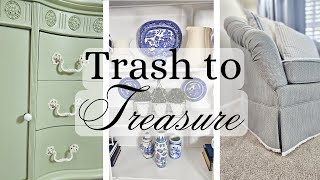 trash to treasure makeovers: living room makeover part 2