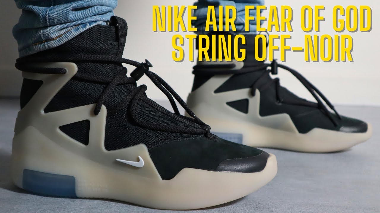 One of Few ! Nike Air Fear of God 1 String Off Noir