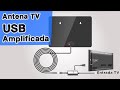 Como instalar una antena de televisión amplificada USB - Zoom Informatica