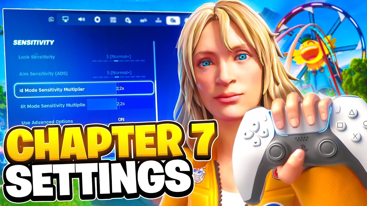 НОВЫЕ лучшие настройки контроллера для главы 7 для Fortnite! (PS4/PS5/XBOX/ПК)