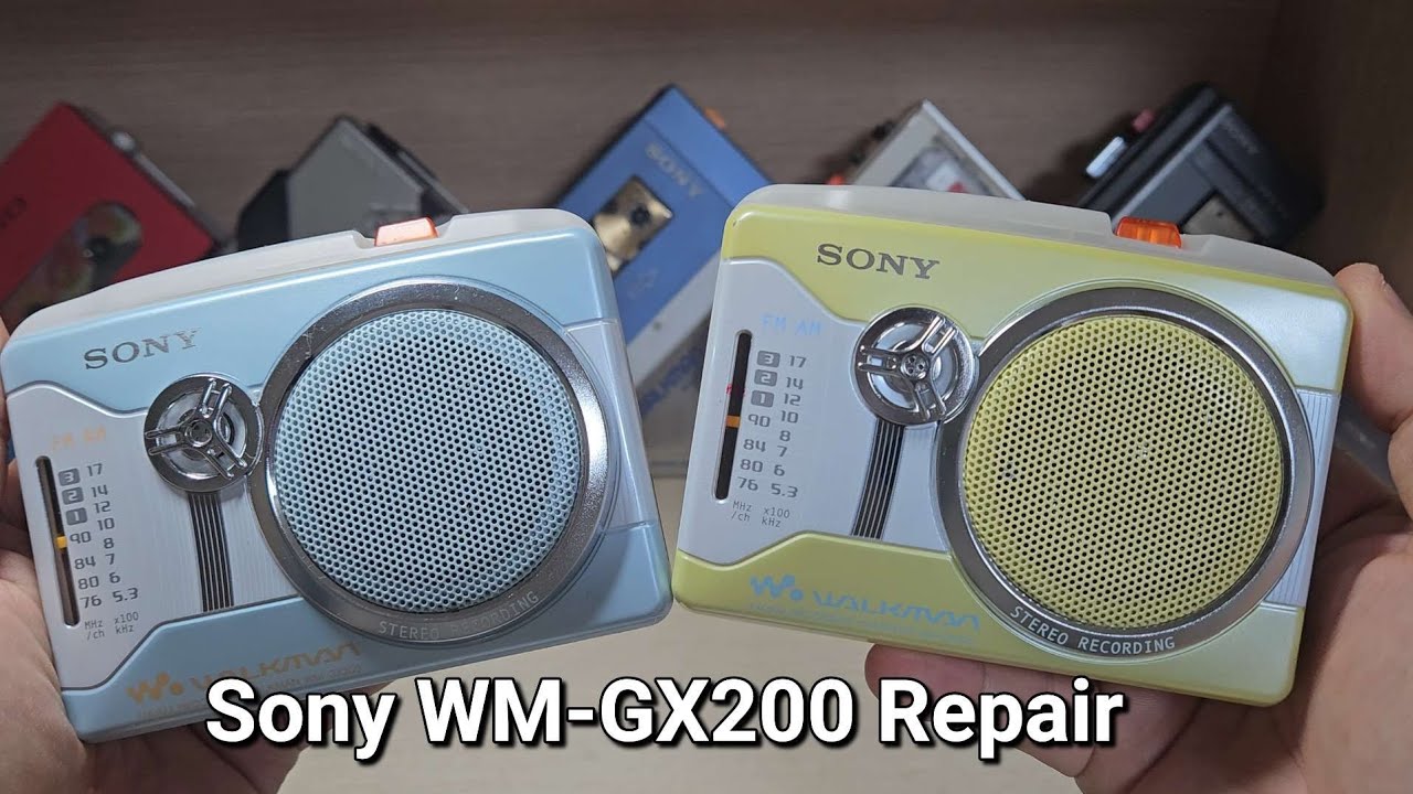 Sony WM-GX200 Repair Cassette Player Walkman - YouTube
