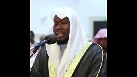 تلاوة مميزة لشيخ : عيسى عمر سناكو