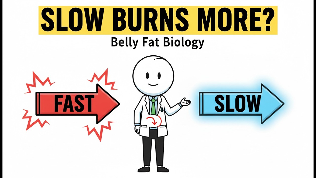 Why Slow Walking Burns More Belly Fat Than Fast Walking (The Biology Explained)